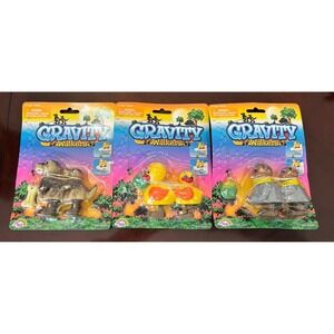 Gravity Walkers‎ 2001 Vintage Toy Lot Of 3